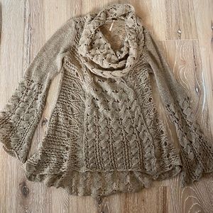 Free People cow neck sweater